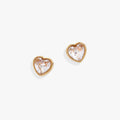 Crystal Heart Mini Stud Earrings T-Shirts
