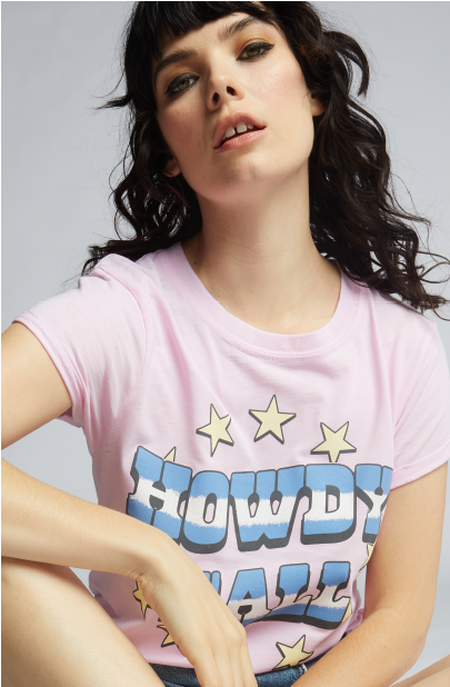 302938 - 130 Howdy Burn Out Graphic Tee