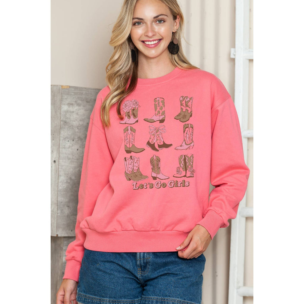 Lets Go Girl - Crewneck Sweatshirt