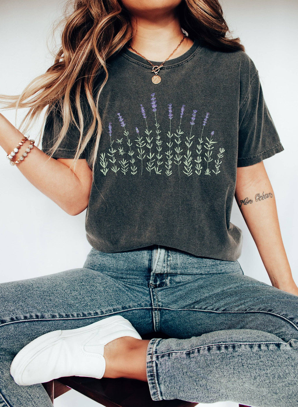 Lavender Chic Floral T-Shirt