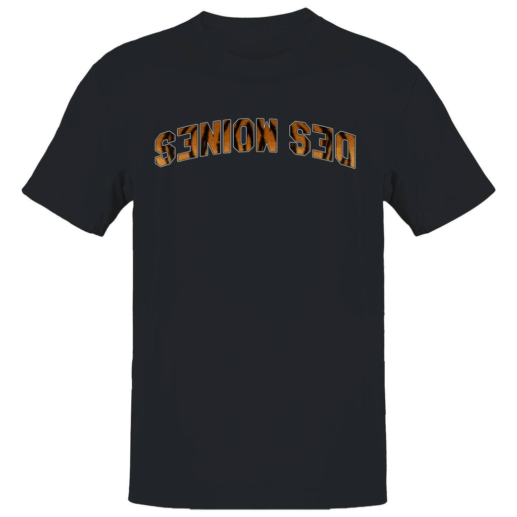 Des Moines Seniors Tiger Print Arc Men's T-Shirt
