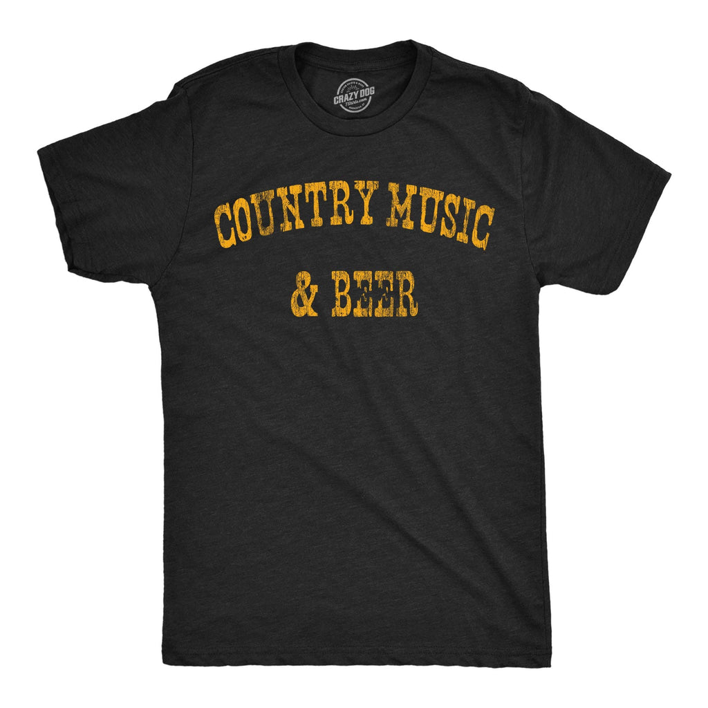 Country Music and Beer Men's T Shirt