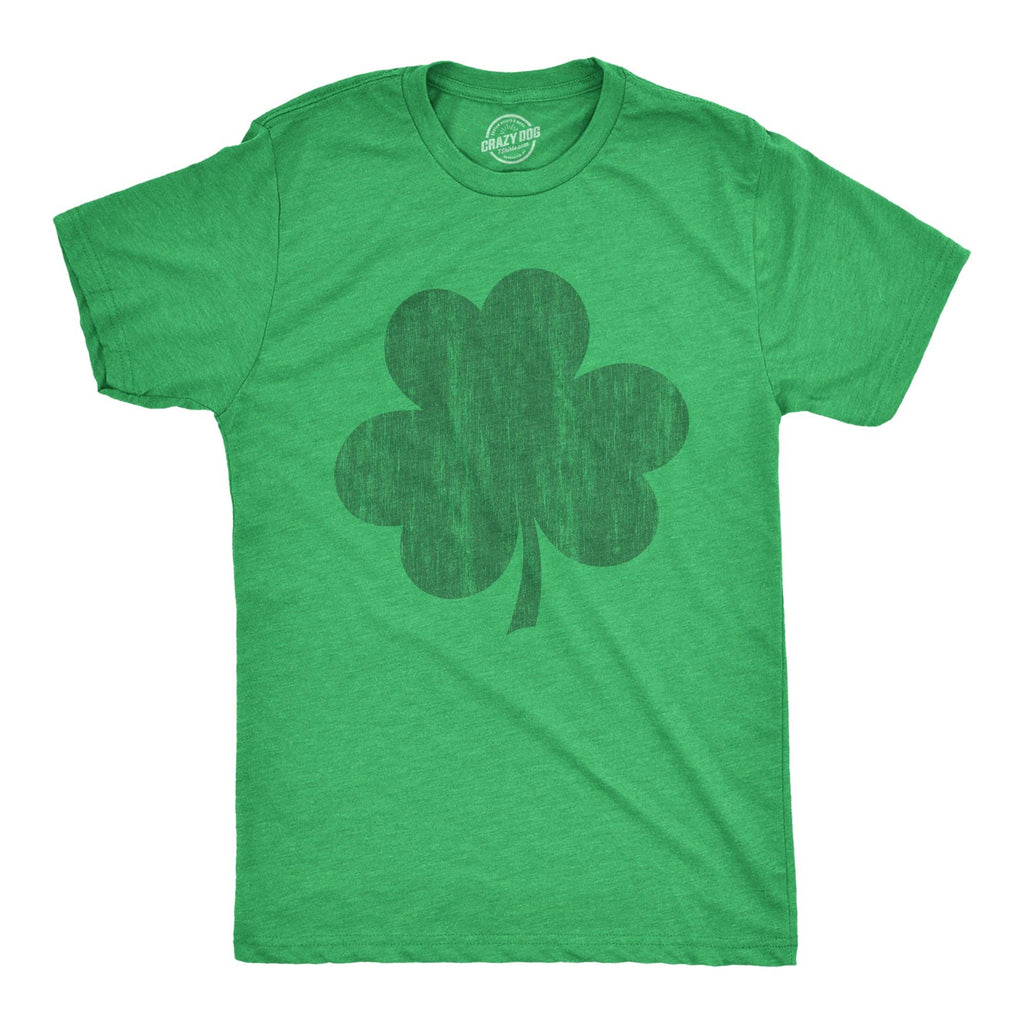 Distressed Clover Men's T Shirt
