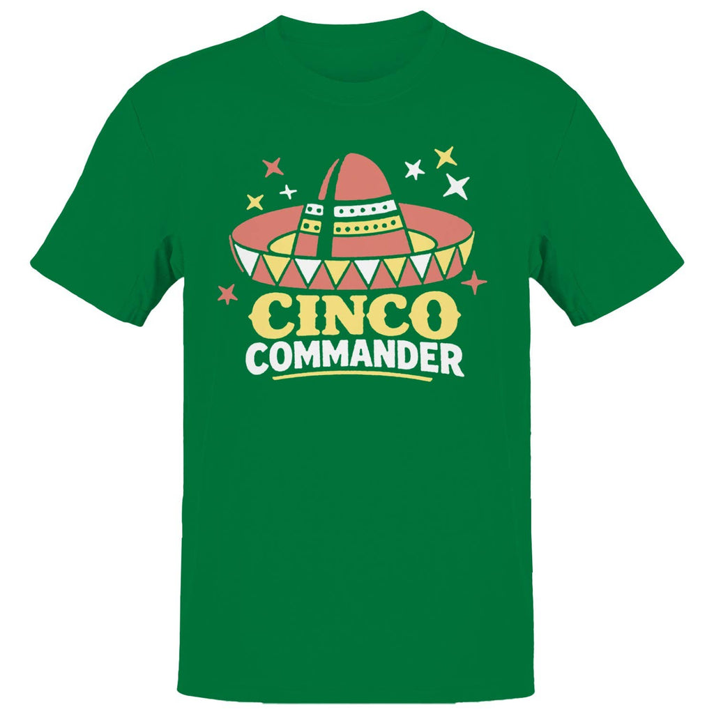 Cinco Sombrero Fiesta Commander Men's T-Shirt