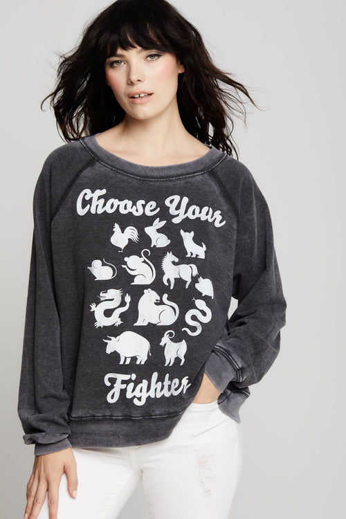 2146 - Choose Your Fighter Sweatshirt