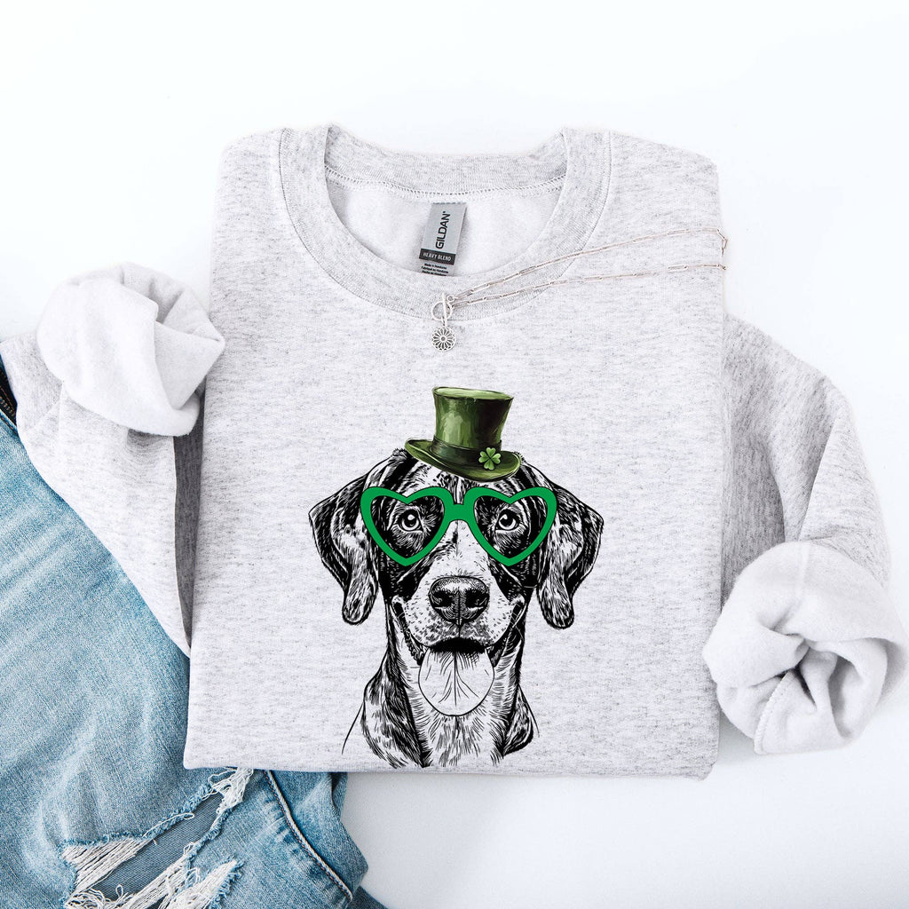 German Shorthaired, Dog, St Patrick's Day, Lucky Sweatshirt