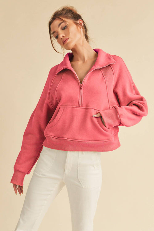 950CK Dove Funnel Neck Half Zip 5