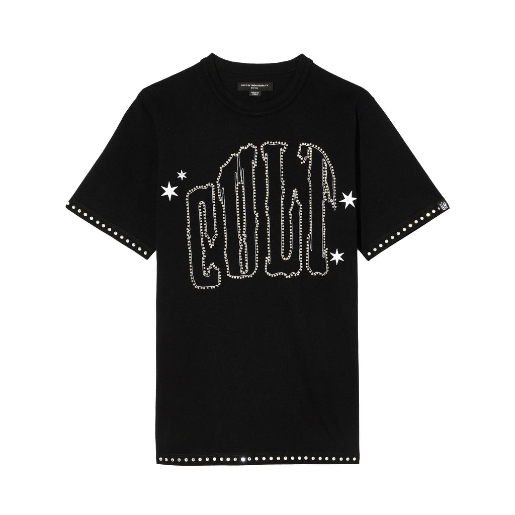 Cult X El Alfa Crew Neck Tee "Paisley" in Black