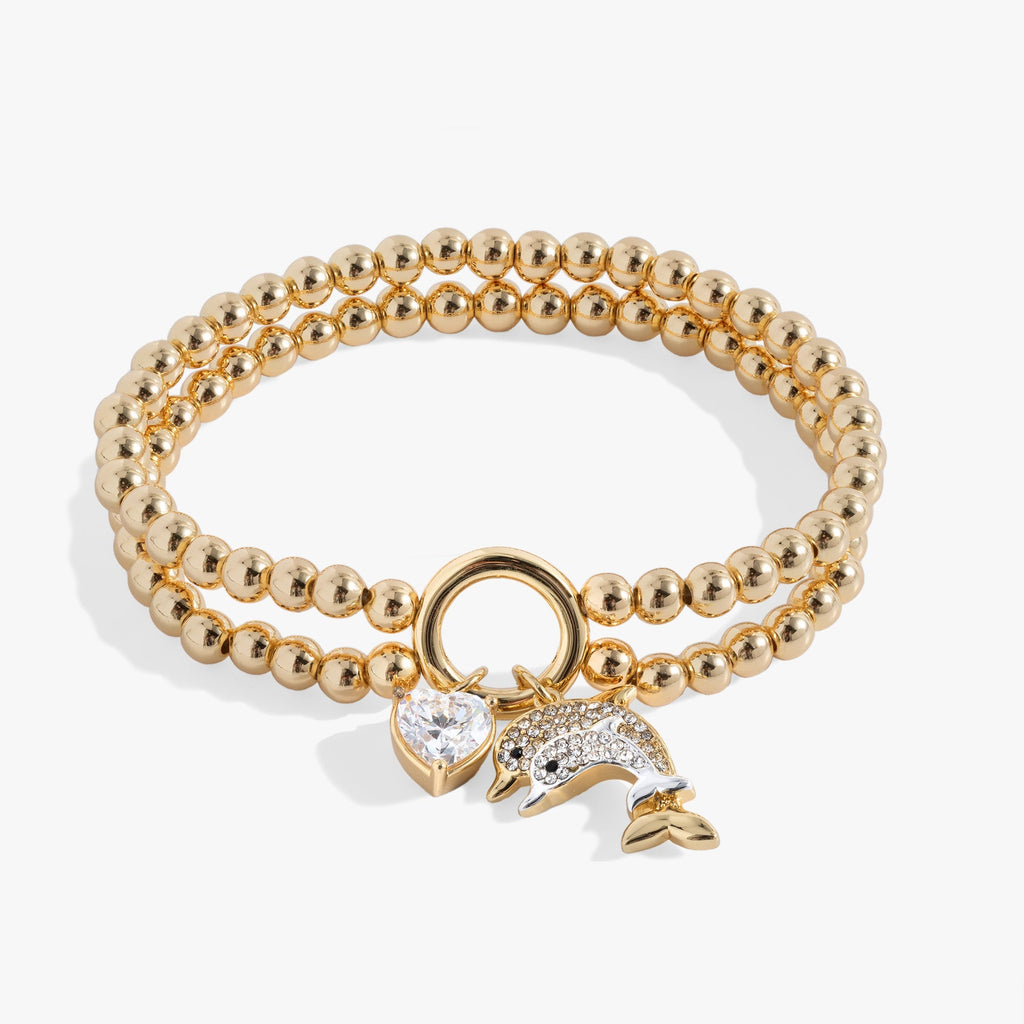 Dolphin Double Stretch Bracelet T-Shirts