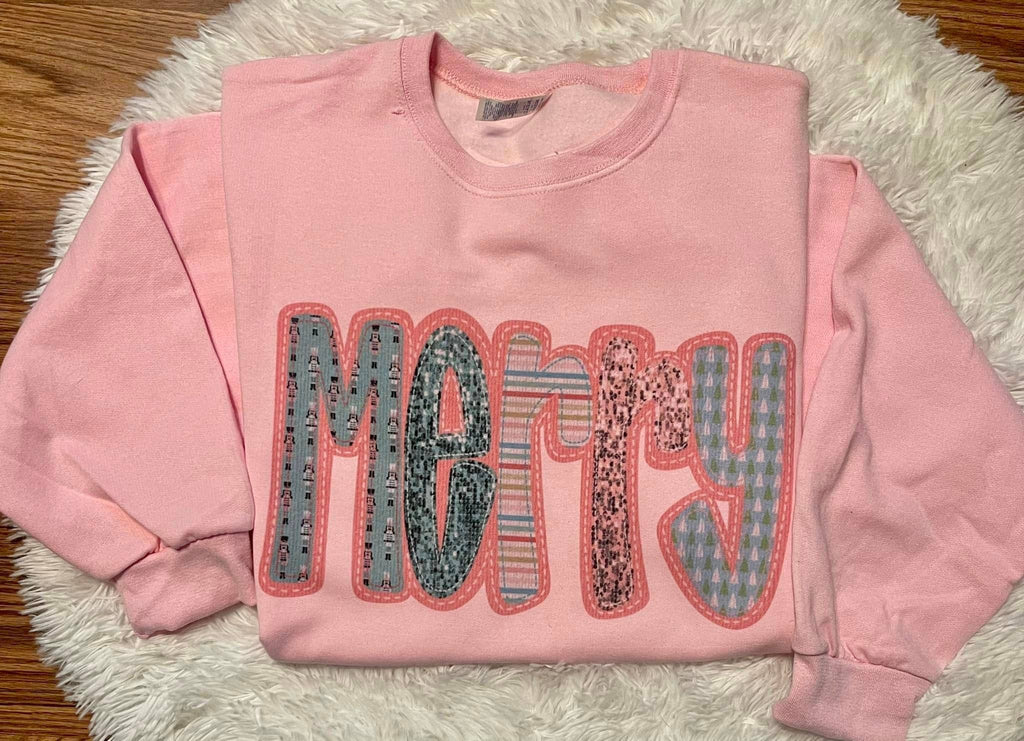 Merry Pink Sweatshirt