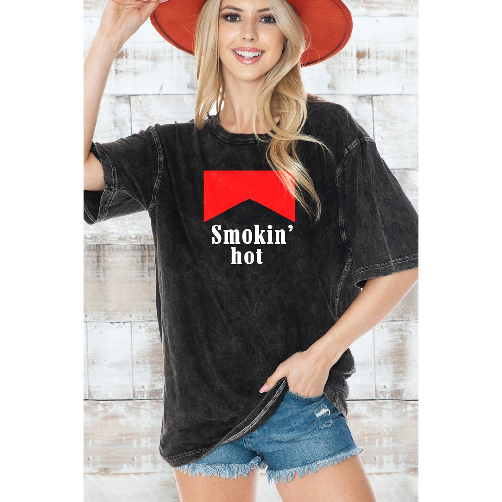 Smokin Hot - Oversize Mineral Wash T