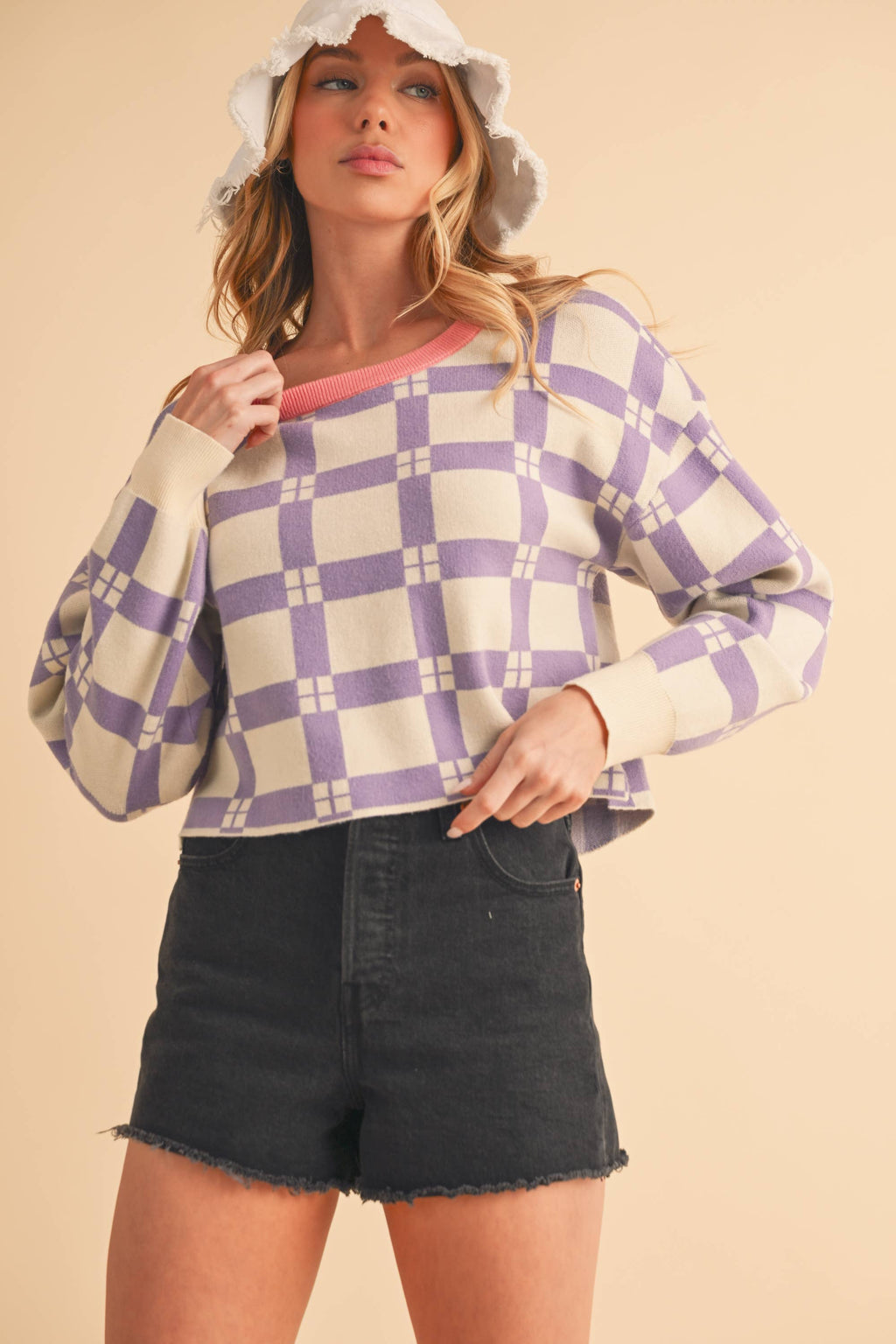 3236EK Pam Plaid Sweater 5