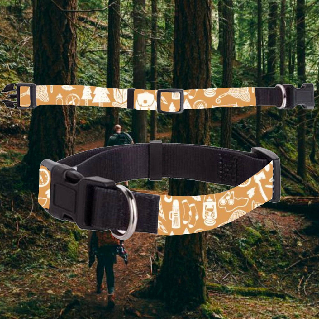 Happy Camper Buckle Dog Collar and Pet Accessories