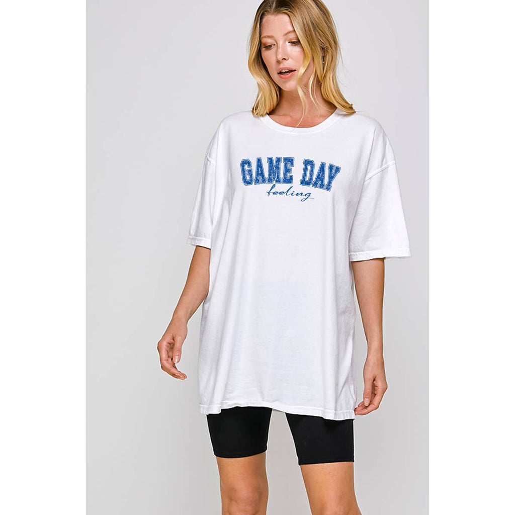 Gameday Vintage Graphic Oversized Tee