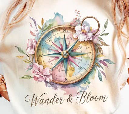 Wander & Bloom Comfort Colors Tee