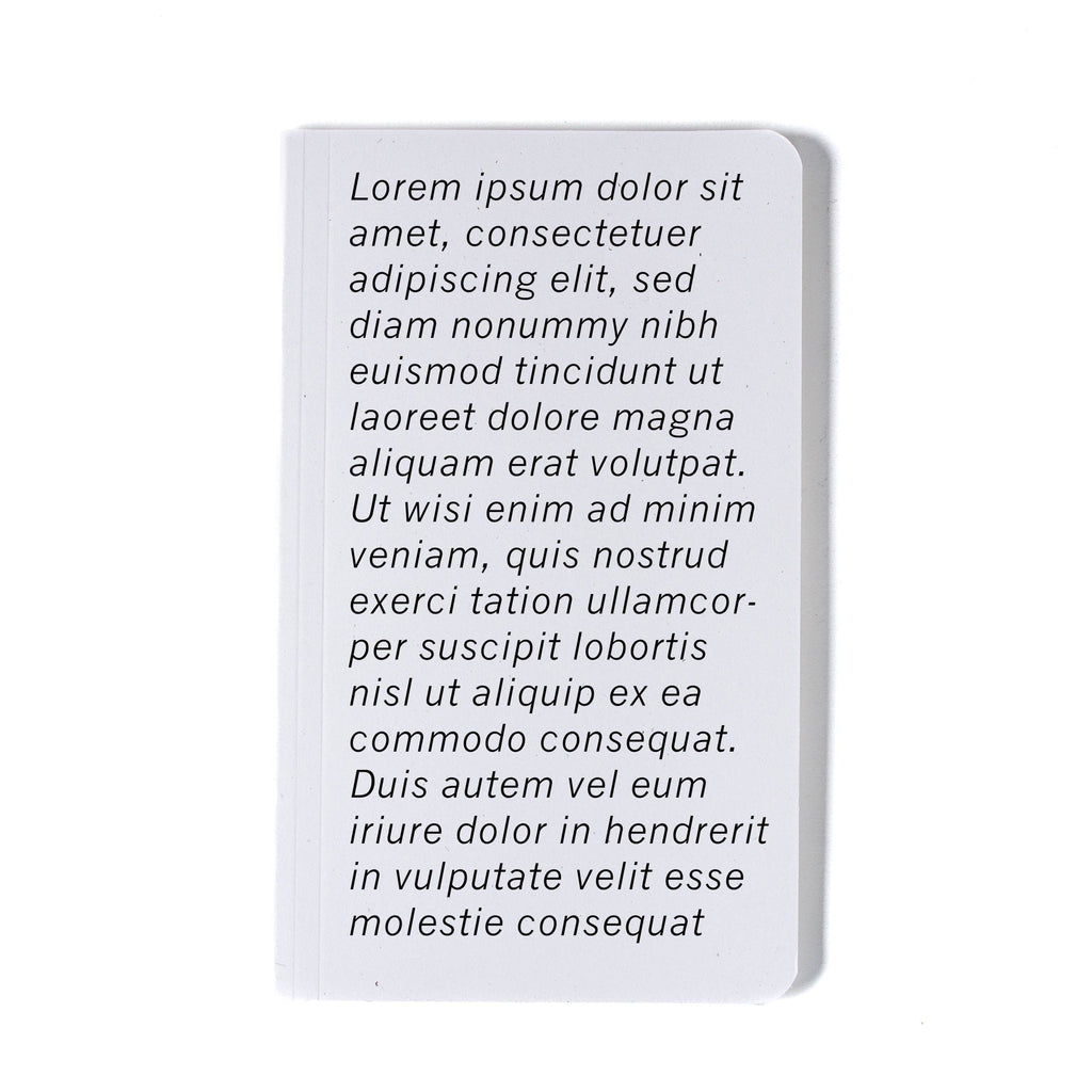Lorem Ipsum Placeholder Notebook