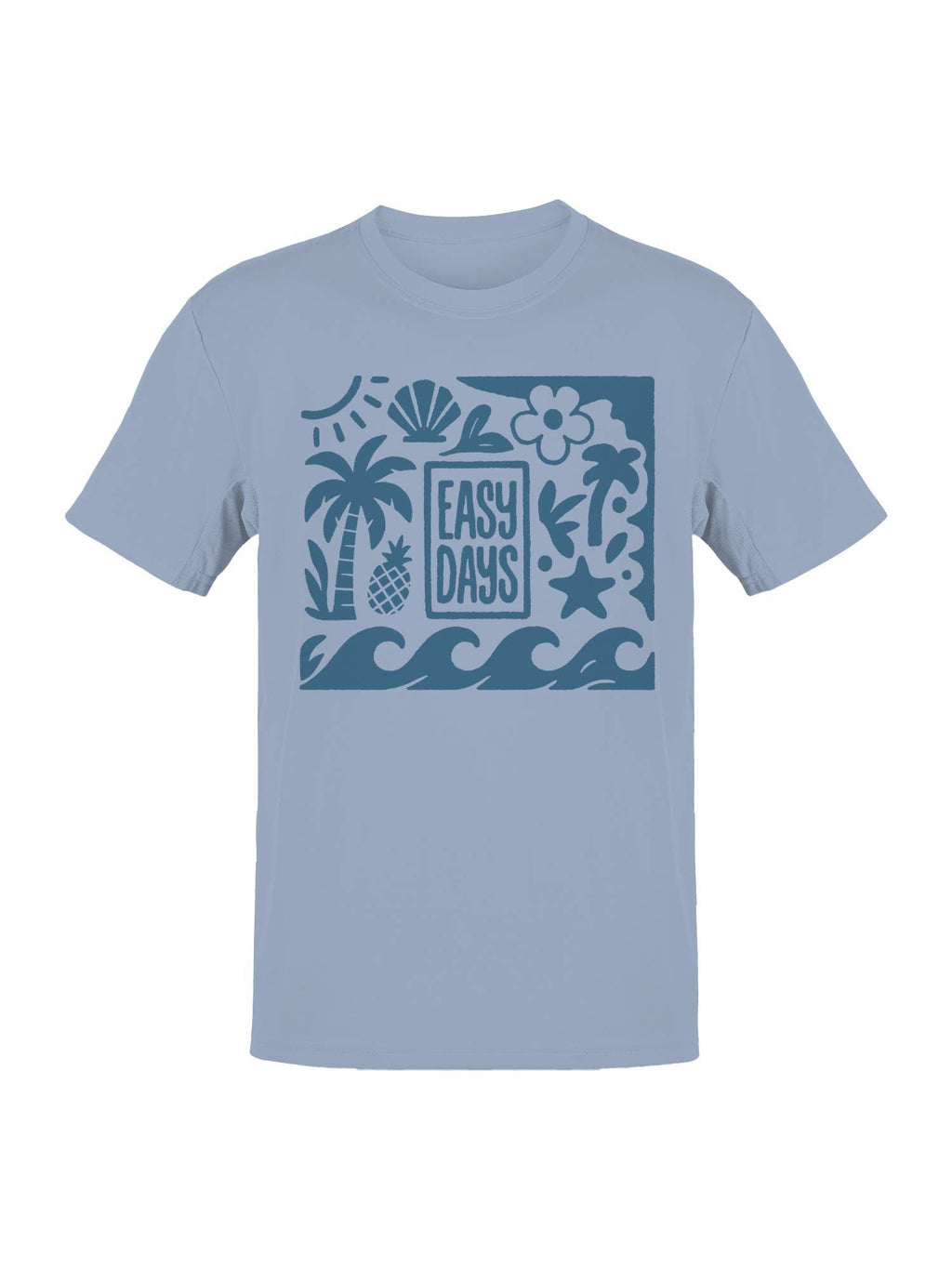 Easy Days Tropical Vibes Art Men's T-Shirt
