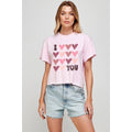 I Love You Graphic Crop Top