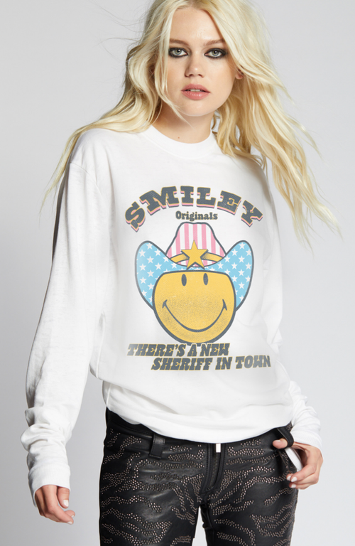 302867 - 1030 Smiley New Sheriff Fitted Sweatshirt