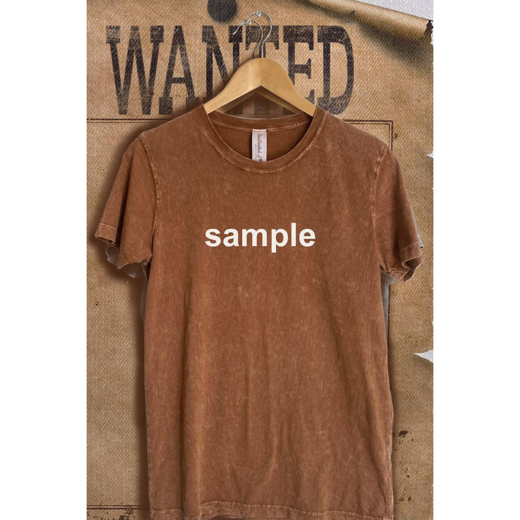 Sample Mineral Wash  Graphic  Tee