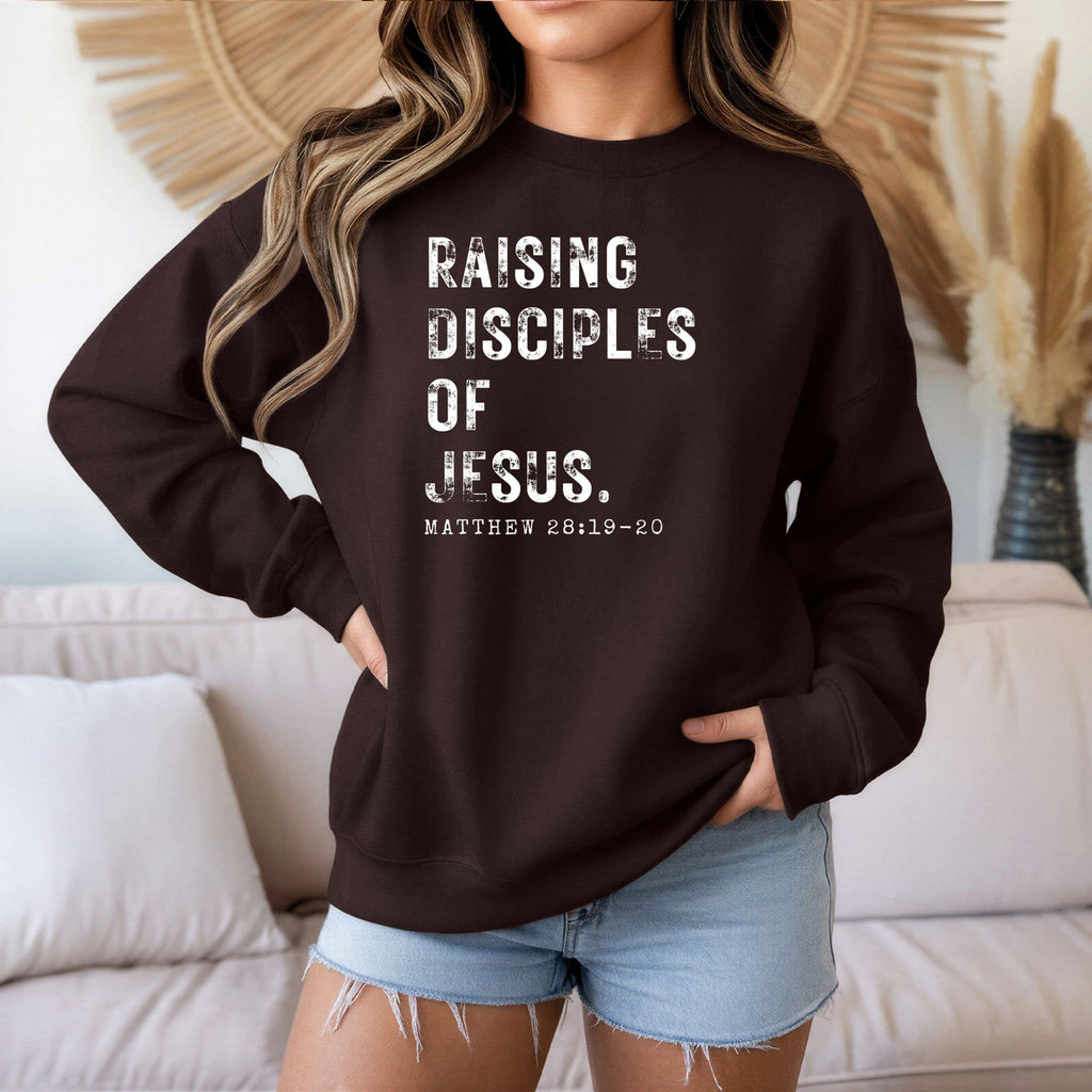 Raising Disciples of the Lord Faith Graphic Fall Sweatshirt