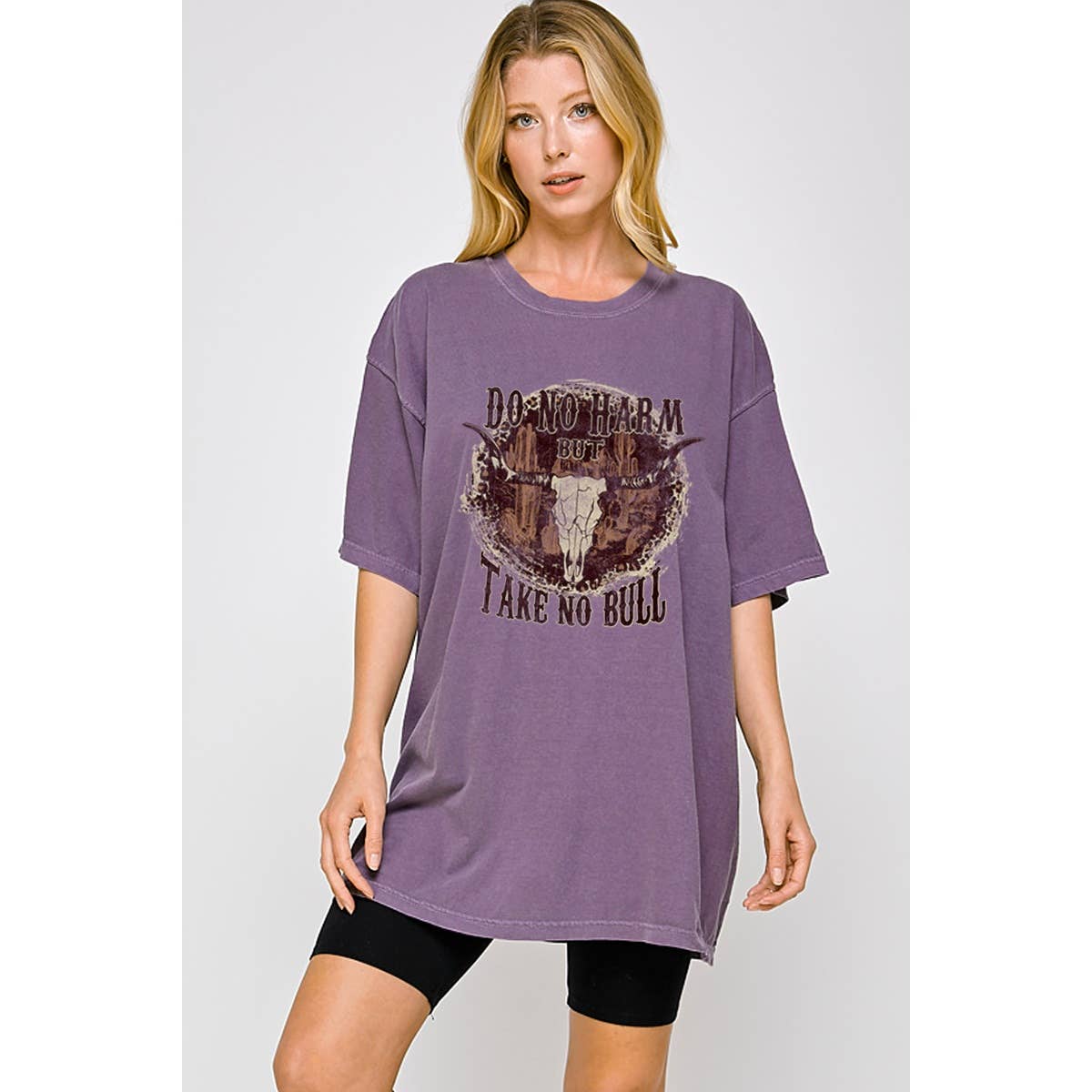 Do No Harm But Take No Bull Vintage  Graphic Tee