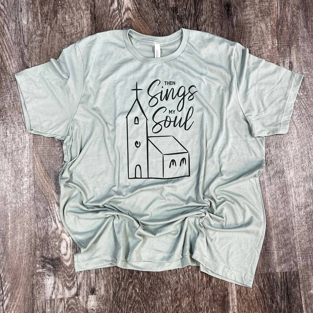Then Sings My Soul On Silver Tee