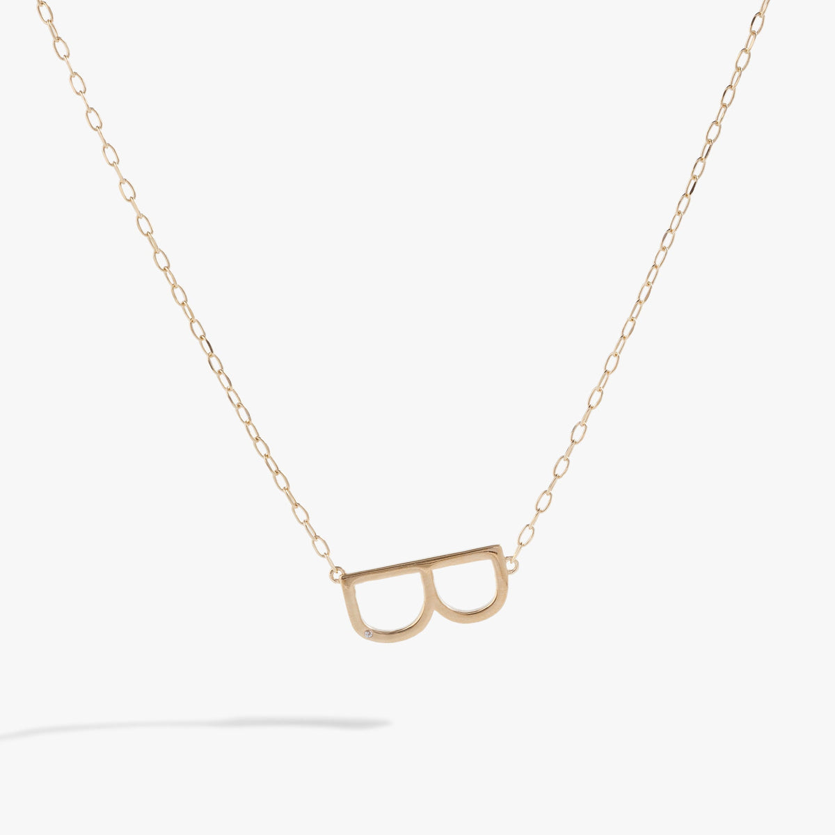 Initial B Precious Elongated Necklace T-Shirts