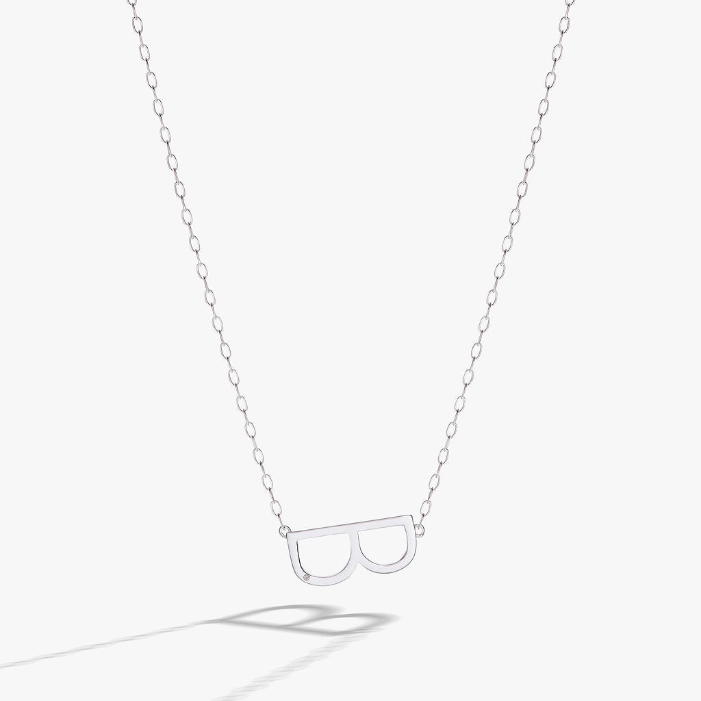 Initial B Precious Elongated Necklace T-Shirts