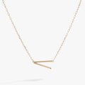 Initial V Precious Elongated Necklace T-Shirts