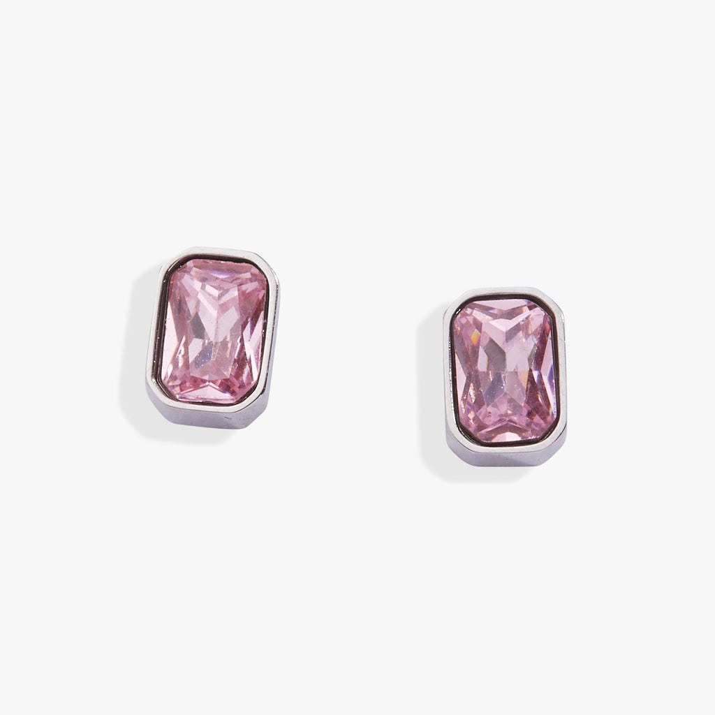 October Emerald Cut Birthstone Stud Earrings T-Shirts