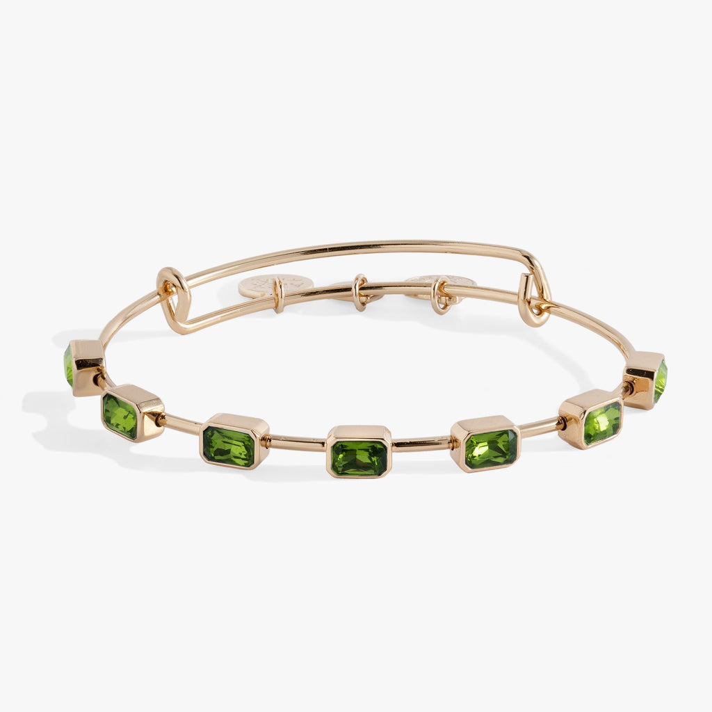 August Birthstone Emerald Cut Bangle T-Shirts