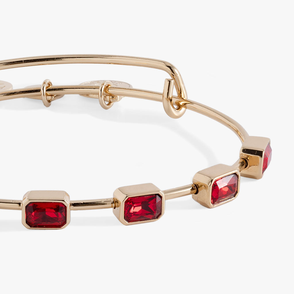 January Birthstone Emerald Cut Bangle T-Shirts
