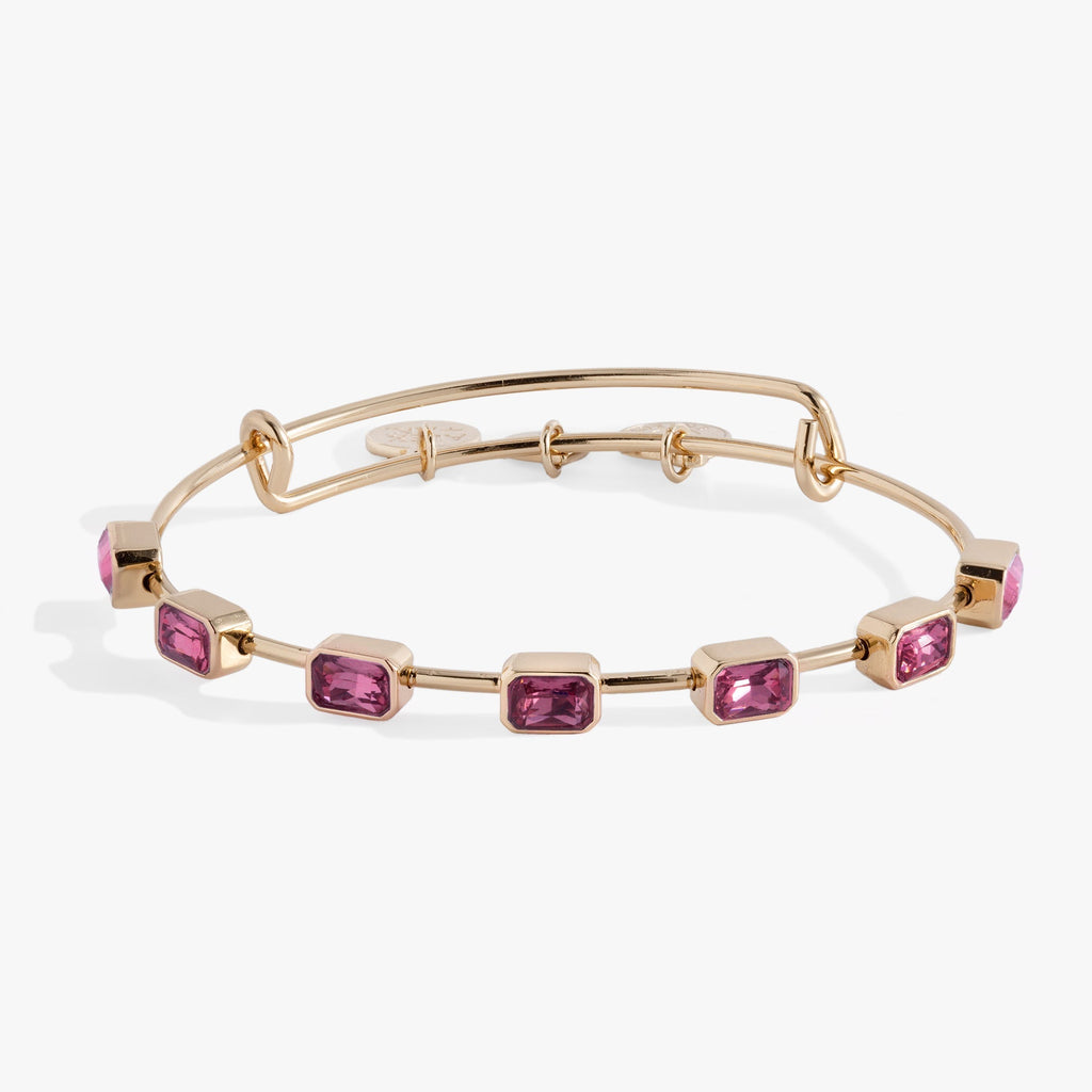 October Birthstone Emerald Cut Bangle T-Shirts