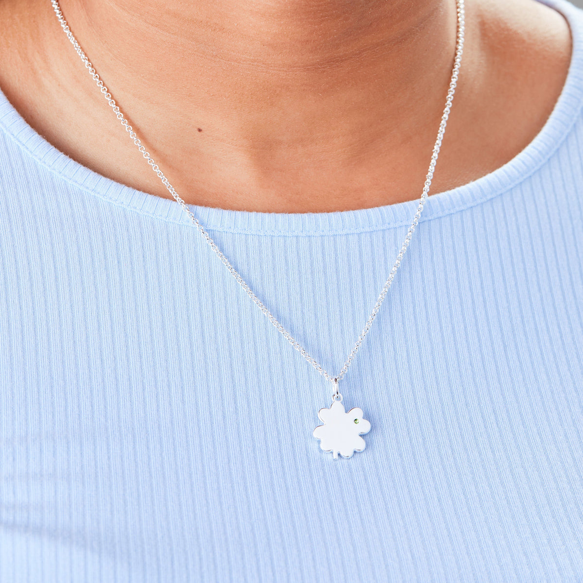 Four Leaf Clover Necklace 21" T-Shirts