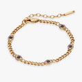 Evil Eye Curb Chain Inline Bracelet T-Shirts