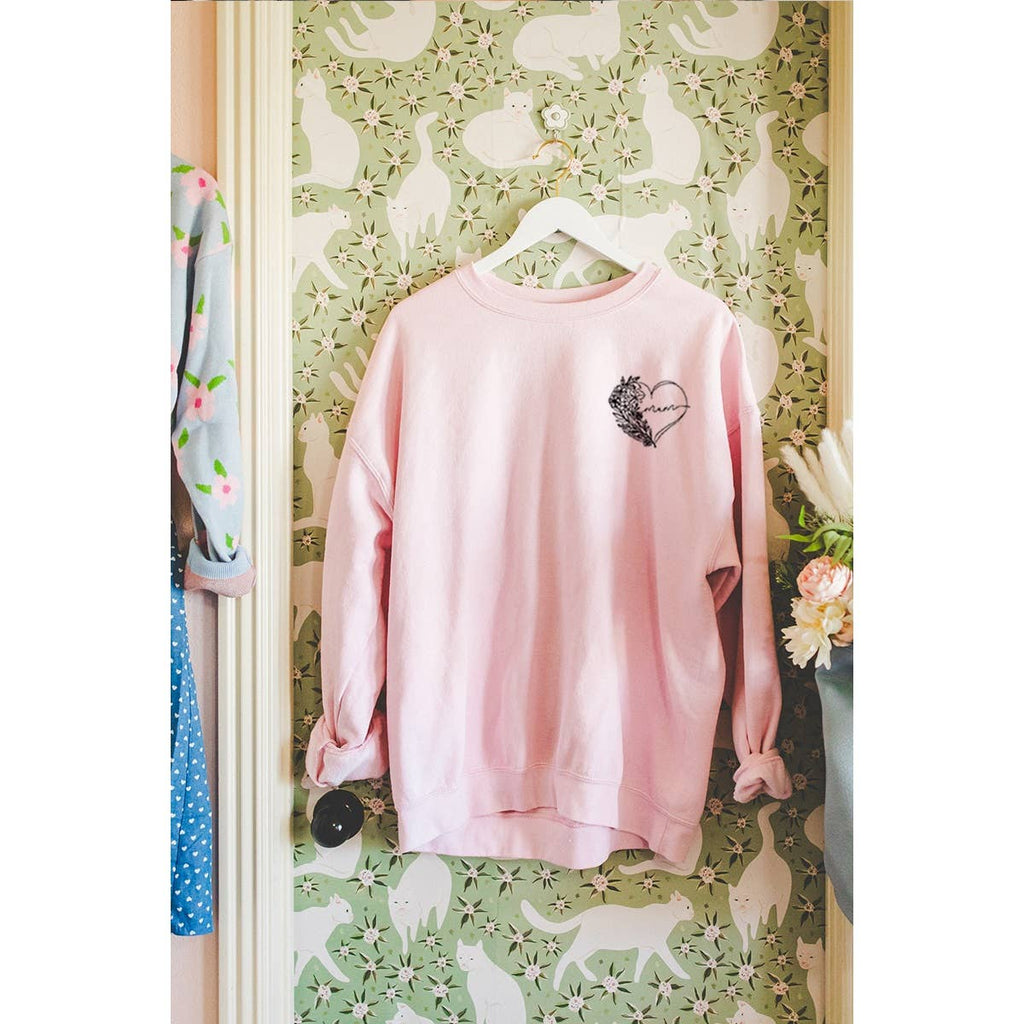 Mama Embroidery  Graphic Sweatshirts