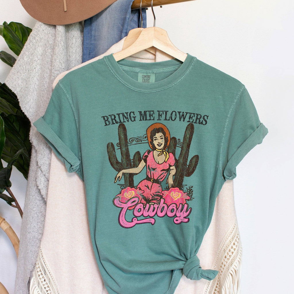 Bring Me Flowers Cowboy Vintage T-Shirt