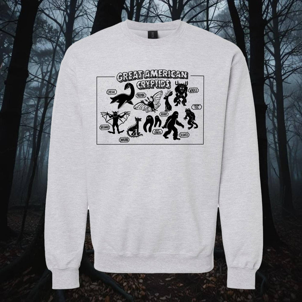 American Cryptids Sweatshirt, Conspiracy Theory Mo