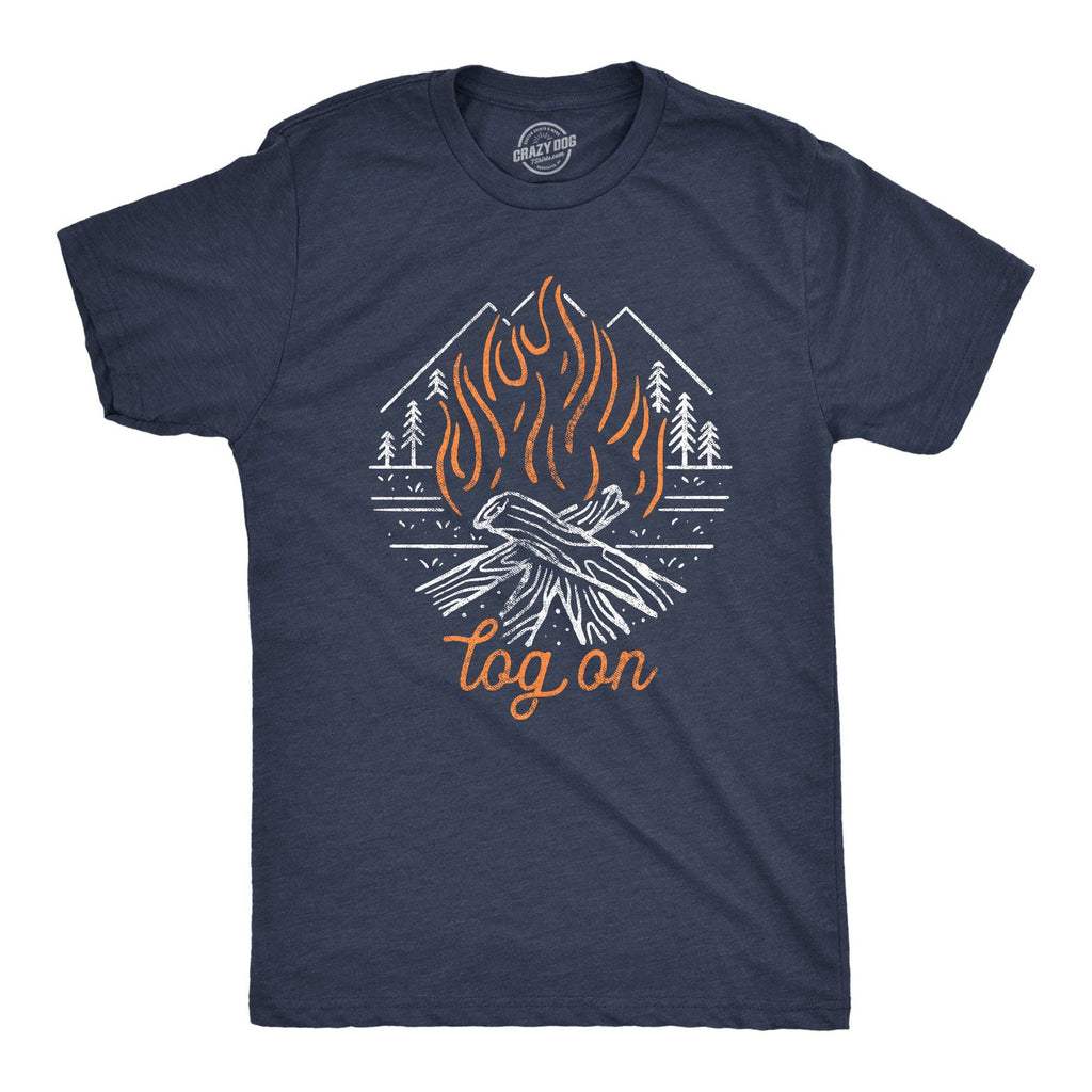 Log On Men's T Shirt