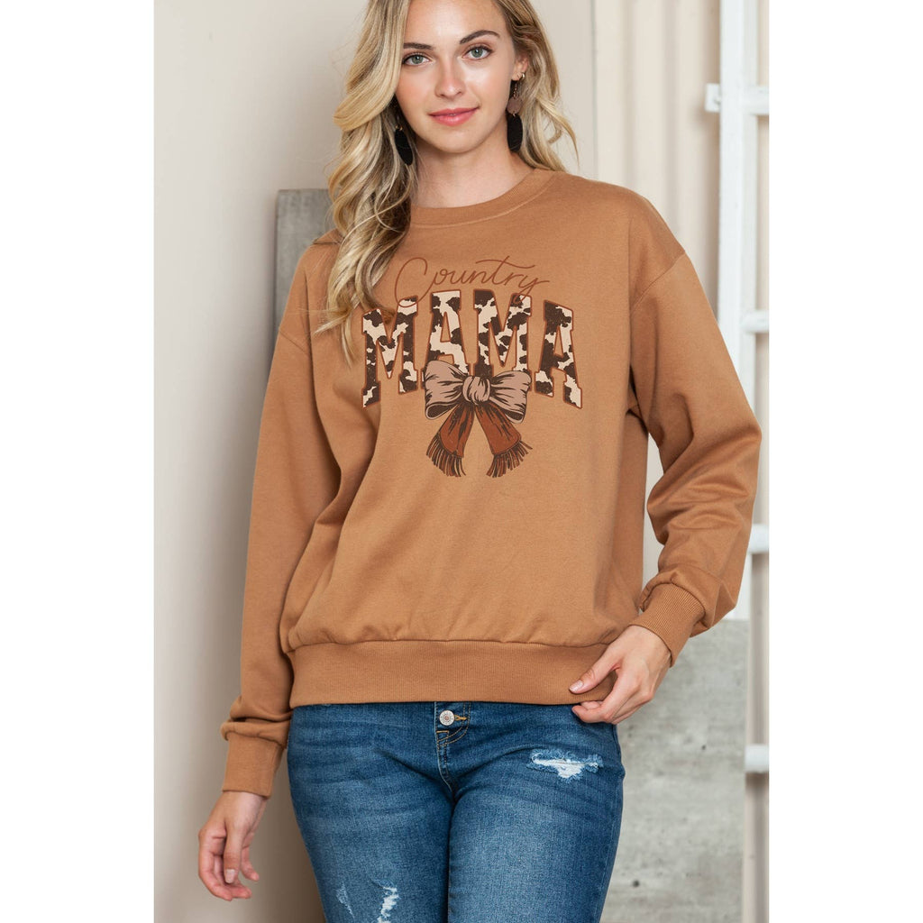 Country Mama Crewneck Sweater