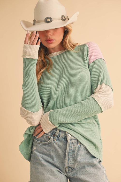 8327EK Gretel Colorblock Layering Top 4