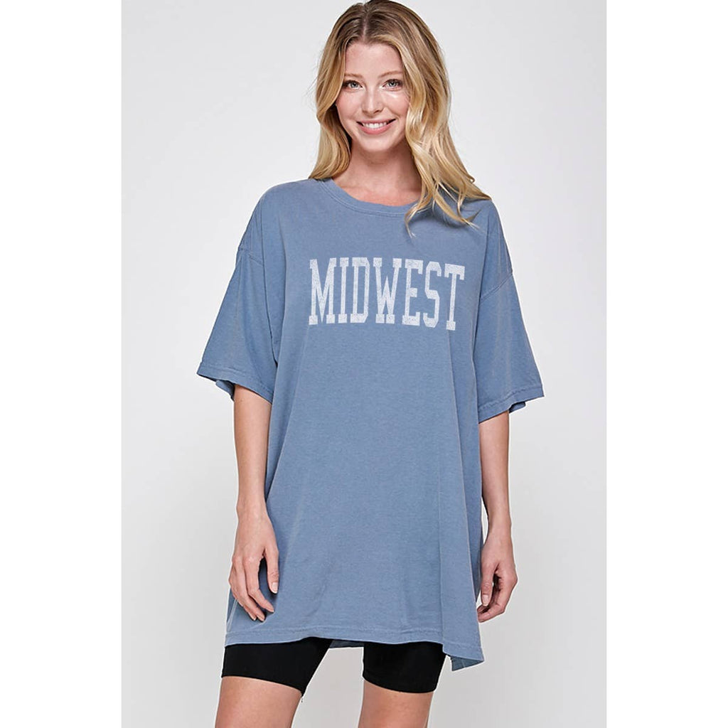 Midwest Vintage Graphic Oversized Tee