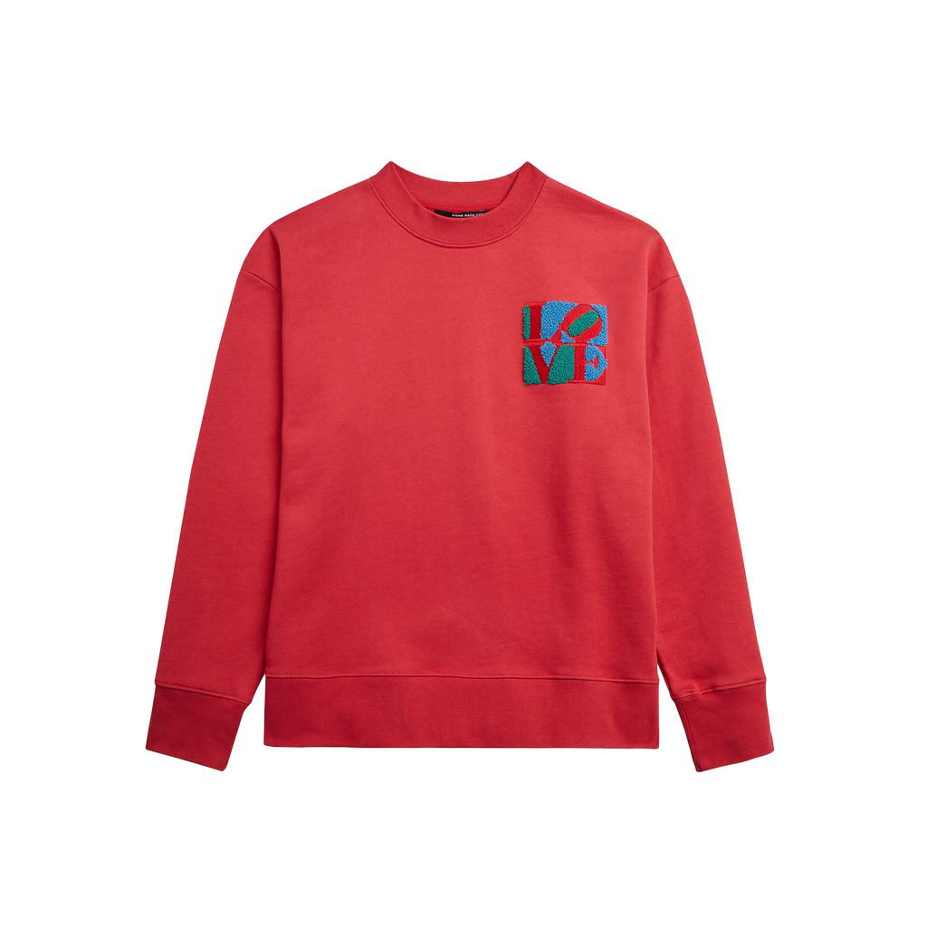 Robert Indiana “Love” Patch Crewneck Fleece