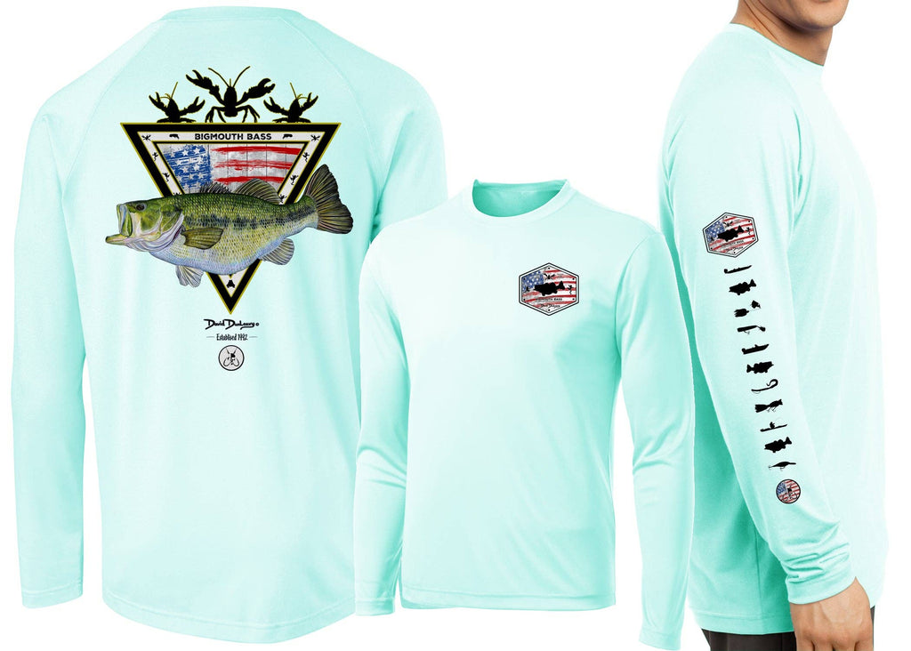 Men's Performance American Largemouth Bass Long Sleeve