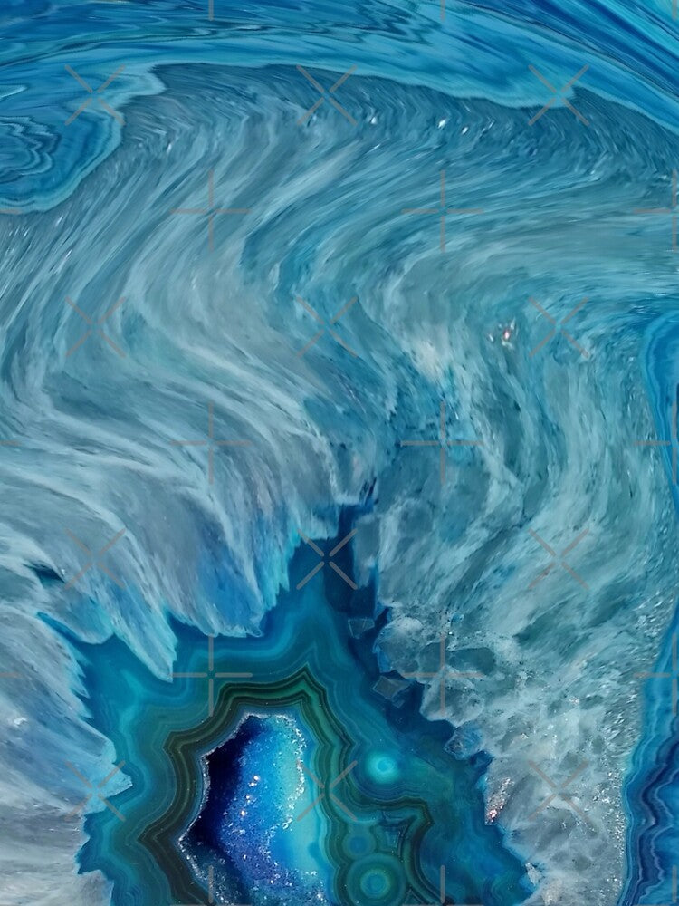 Blue Agate abstract by Veata