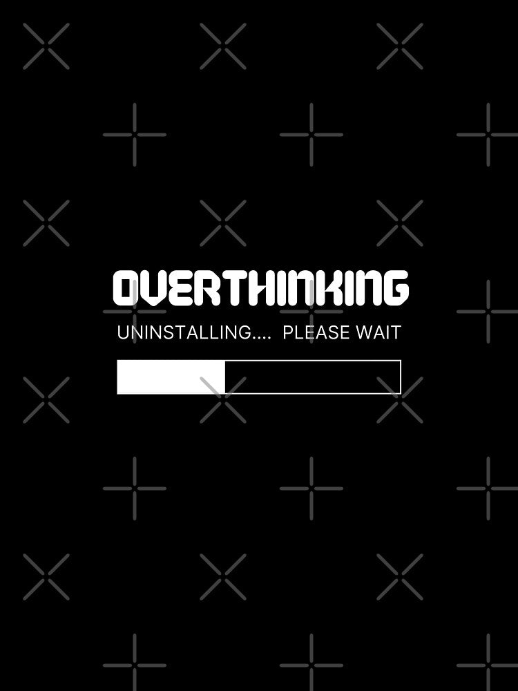 Overthinking: Uninstalling Please Wait - Stoic Philosophy, Stoic Mindset by LexaArtworks