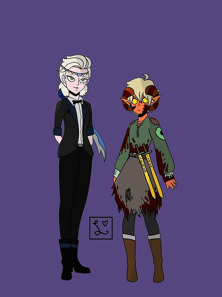 Lemon and Ophelia by Ironic-Mint