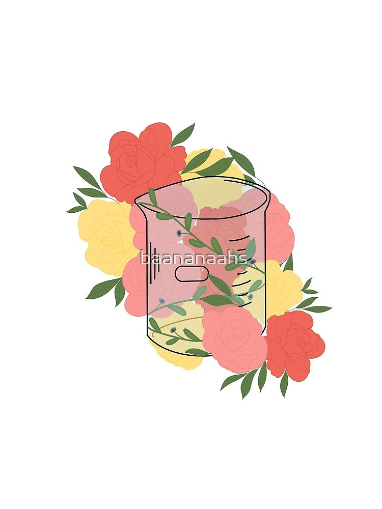 Floral Beaker by baananaahs
