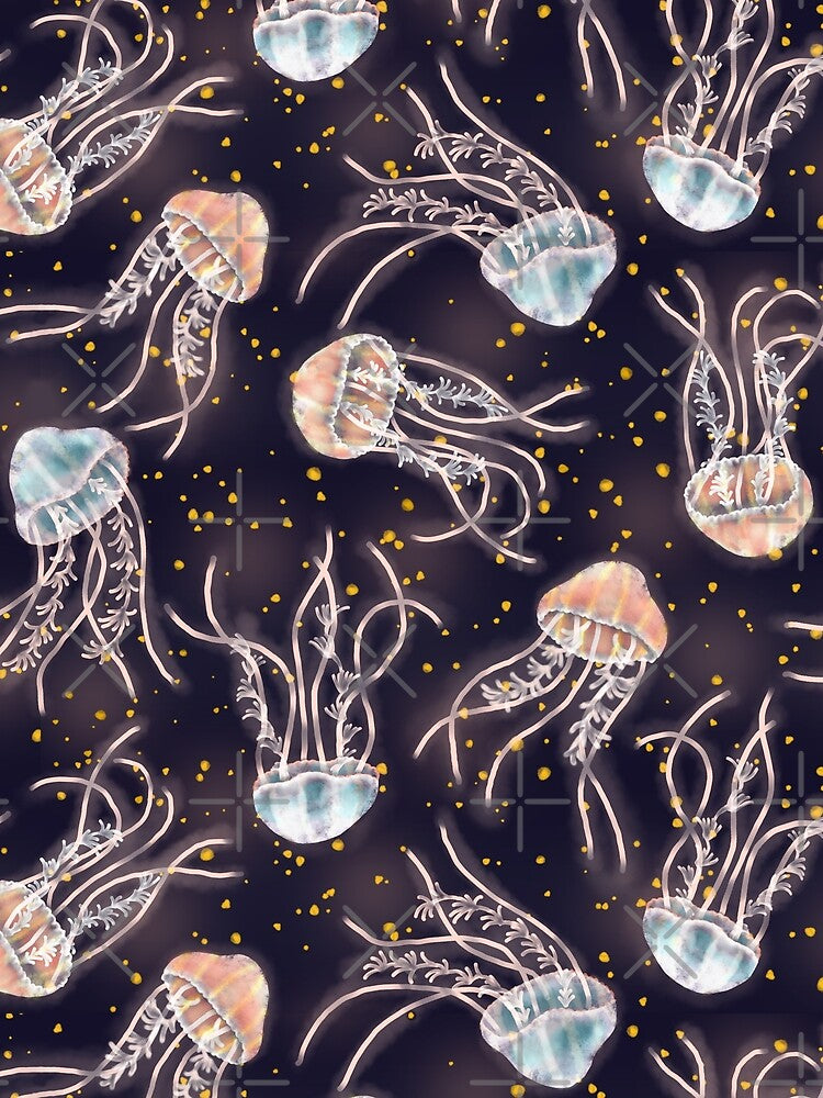 jellyfish of the depths | pattern by DeKoro